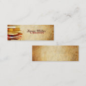 Librarian Skinny Visitekaartjes (Voorkant / Achterkant)