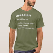 Librarian T-shirt (Voorkant)