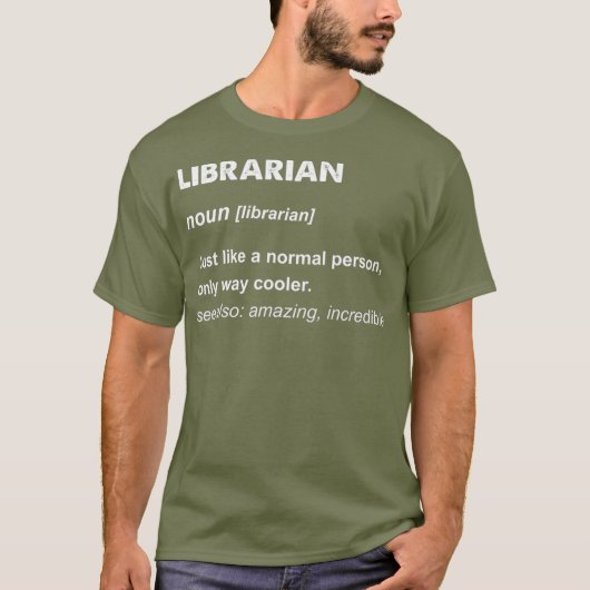 Librarian T-shirt (Voorkant)
