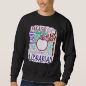 Librarian Teacher In Typography Teacher Back 2 Sch Trui (Voorkant)