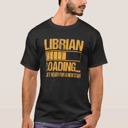 Librarian training stage Librarian Loadin T-shirt (Voorkant)