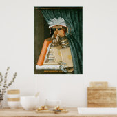 Librarian van Giuseppe Arcimboldo Poster (Keuken)