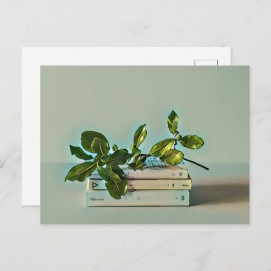 Librarian verjaardagscadeau briefkaart (Voorkant / Achterkant)