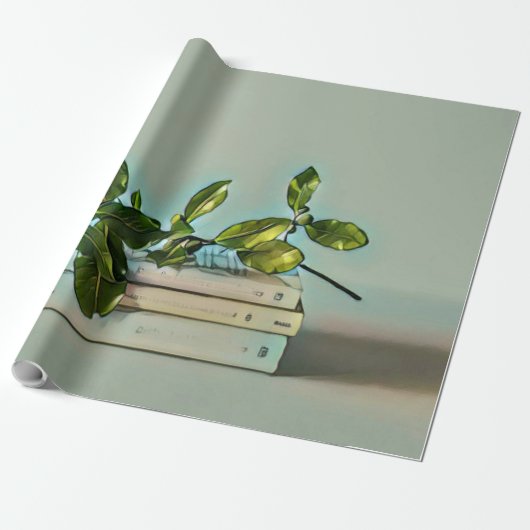 Librarian verjaardagscadeau cadeaupapier (Uitgerold)