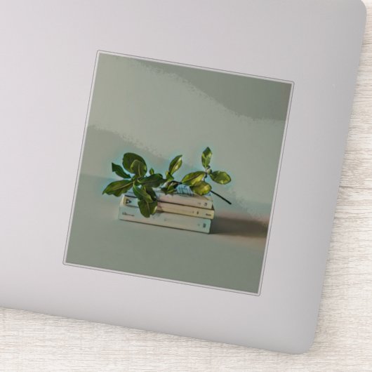 Librarian verjaardagscadeau sticker (Detail)