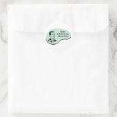 Librarian Voice Ronde Sticker (Tas)