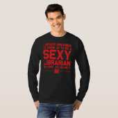 Librarian voor mannen Sexy Librarian Costumes T-shirt (Voorkant volledig)