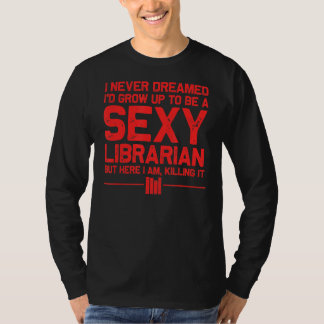Librarian voor mannen Sexy Librarian Costumes T-shirt