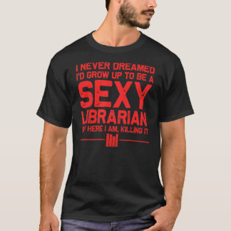Librarian voor mannen Sexy Librarian Costumes T-shirt