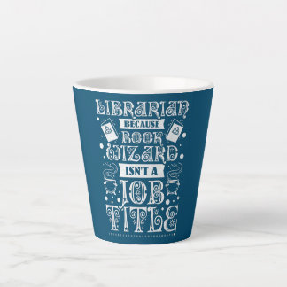 Librarian, want de boektovenaar is geen functielij latte mok