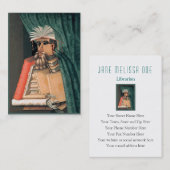 Librarian, Writer, Researcher - Two Sided Visitekaartje (Voorkant / Achterkant)