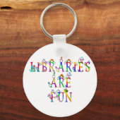 Libraries are Fun Sleutelhanger (Voorkant)