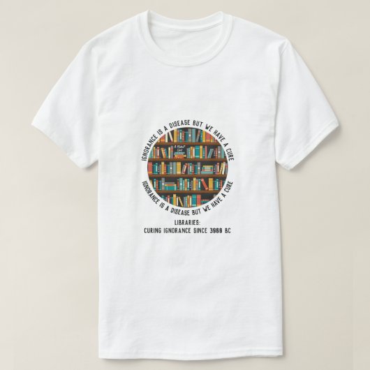 Libraries genezen een MisterP-Shirt T-shirt (Design voorkant)