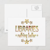 LIBRARIES Niets beters Briefkaart (Voorkant / Achterkant)