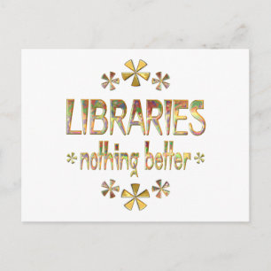 LIBRARIES Niets beters Briefkaart