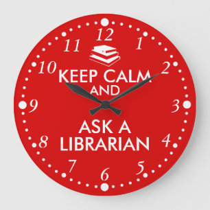 Librarische cadeautjes houden kalm Vraag een Libra Grote Klok
