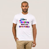 Librarische Humor T-shirt (Voorkant volledig)