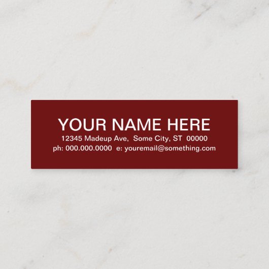 LIBRARISCHE moskeeën Mini Visitekaartje (Achterkant)