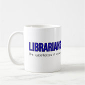 Librarissen zijn superhelden koffiemok (Links)