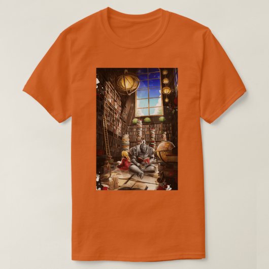 Library Alchemist Poster T-shirt (Design voorkant)