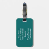 Library Apple Bagagelabel (Achterkant verticaal)