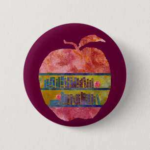 Library Apple Ronde Button 5,7 Cm