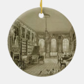 Library as Sitting Room, Cassiobury Park, c.1815, Keramisch Ornament (Achterkant)