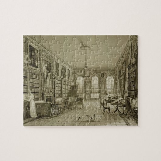 Library as Sitting Room, Cassiobury Park, c.1815, Legpuzzel (Horizontaal)