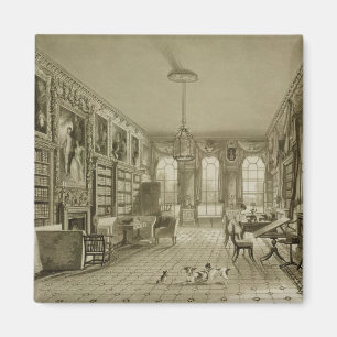 Library as Sitting Room, Cassiobury Park, c.1815, Magneet