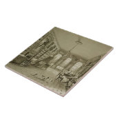 Library as Sitting Room, Cassiobury Park, c.1815, Tegeltje (Zijkant)