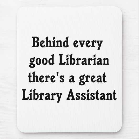 Library Assistant-Muismat Muismat (Voorkant)