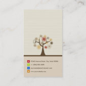 Library Assistant - Stijlvol natuurthema Visitekaartje (Achterkant)