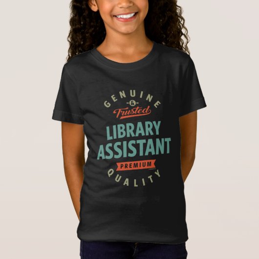 Library Assistant T-shirt (Voorkant)