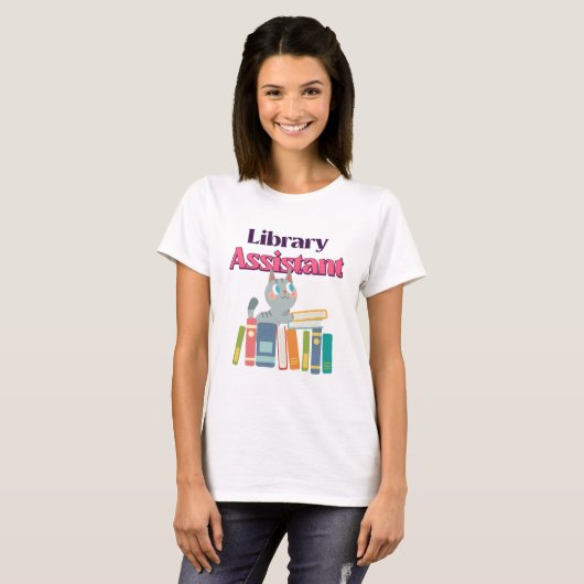 Library Assistant T-shirt (Voorkant volledig)