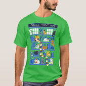 Library Bo Who funny T-shirt (Voorkant)