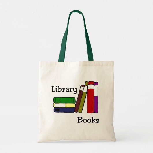Library Book Canvas tas (Achterkant)