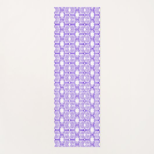 Library Book Pattern  Yogamat (Voorkant)