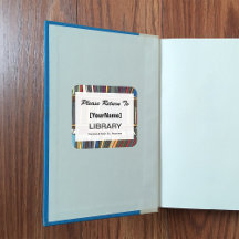 Library Book Return-sticker