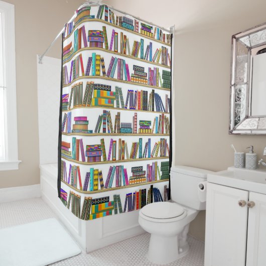 LIBRARY BOOKCASE VEREENVOUDIGD DOUCHEGORDIJN (In situ)