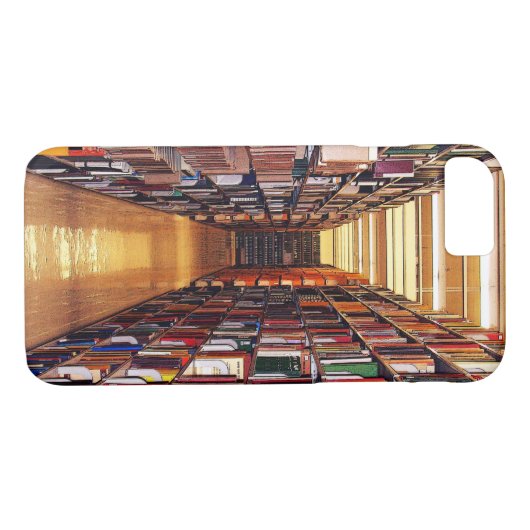 Library Books iPhone 1 Hoesje (Achterkant (Horizontaal))