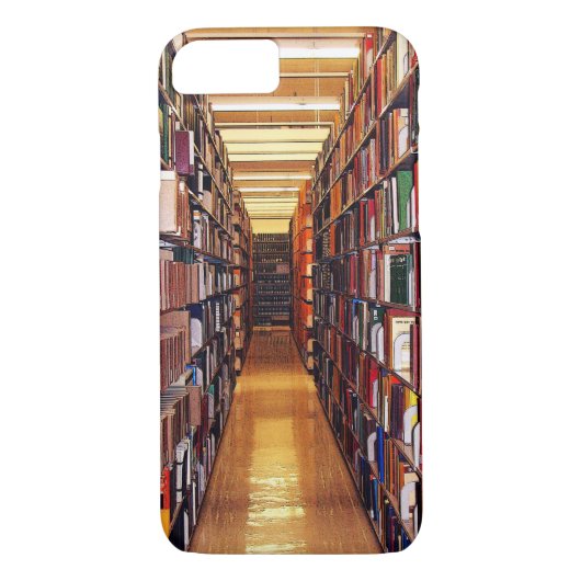 Library Books iPhone 1 Hoesje (Achterkant)
