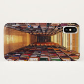 Library Books iPhone X Hoesje (Achterkant (horizontaal))