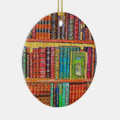 Library Books Keramisch Ornament (Rechts)