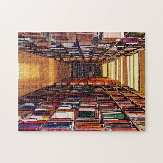 Library Books Puzzle Legpuzzel (Horizontaal)