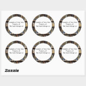 Library Books Sticker (Vel)