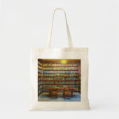 Library Books Water Color, Tote Bag (Voorkant)