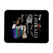 Library Books Where The Adventure Begins Book Read Magneet (Horizontaal)
