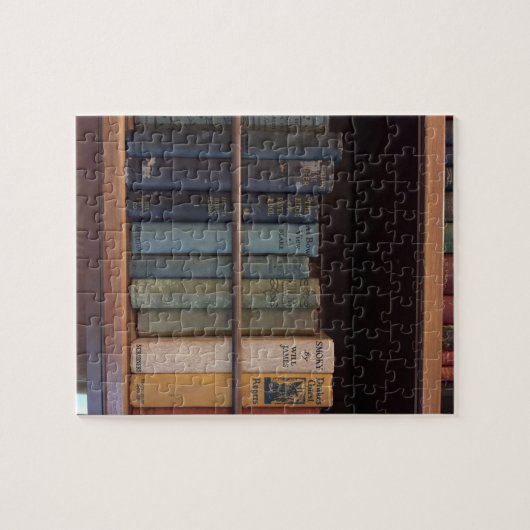 Library Bookshelf Puzzle Legpuzzel (Horizontaal)