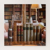 Library Bookworm at Hever Castle - 20x20 - 676 pc Legpuzzel (Verticaal)