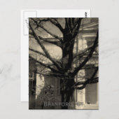 Library, Branford, Ct Postcard Briefkaart (Voorkant / Achterkant)